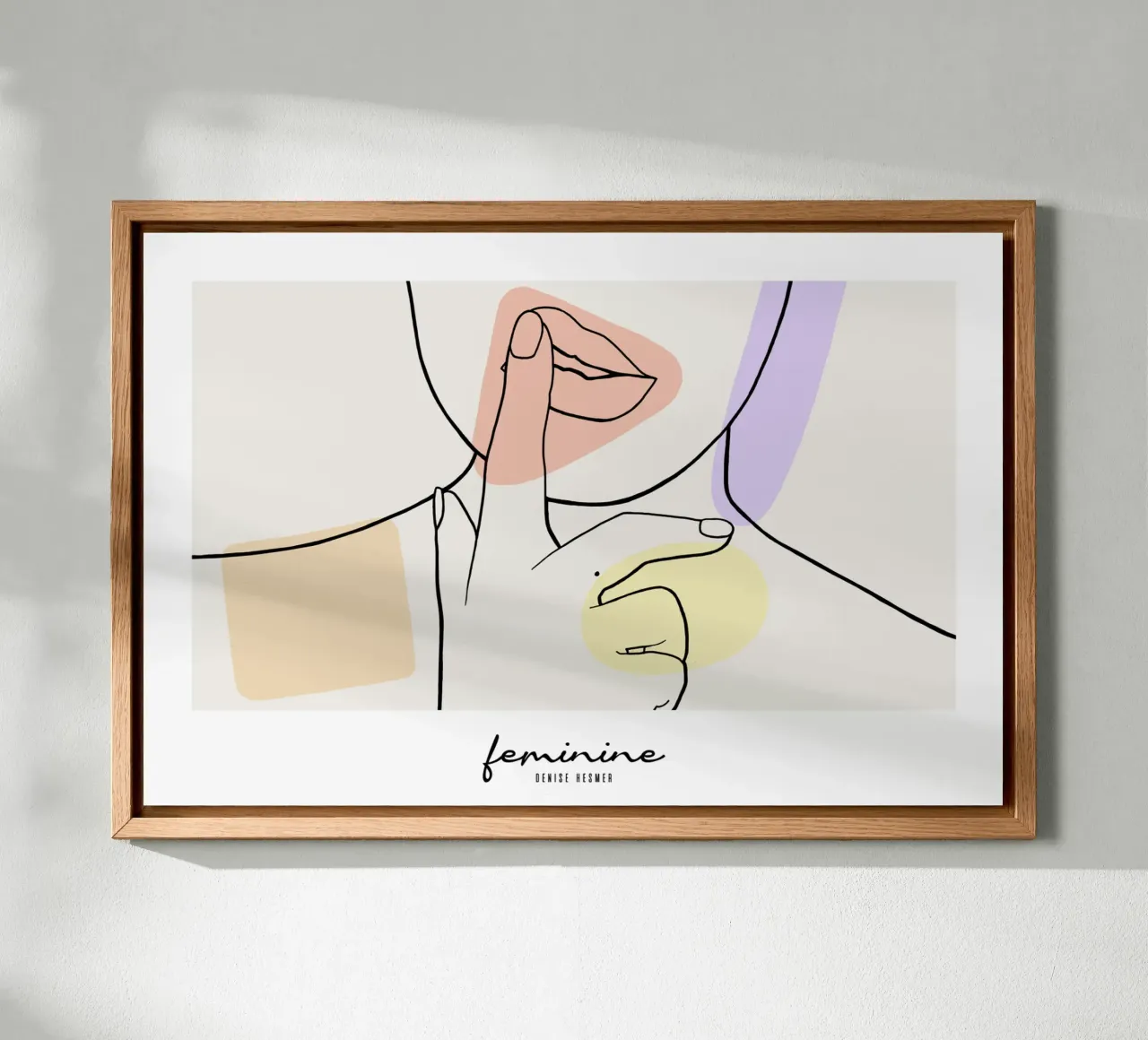Feminine Pt. II tela con Cornice a cassetta da selfieswithlove