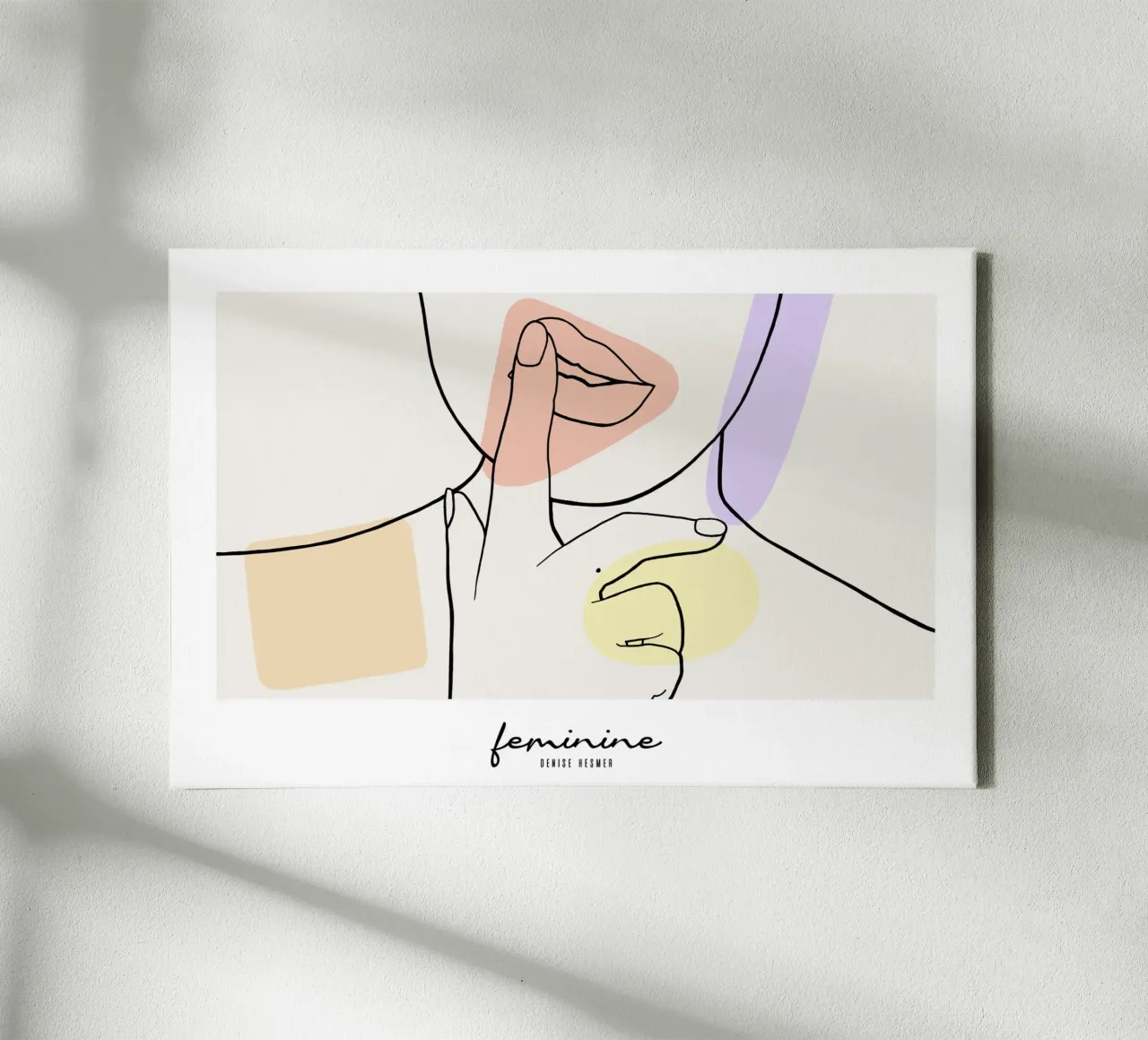 Feminine Pt. II tela con Cornice a cassetta da selfieswithlove
