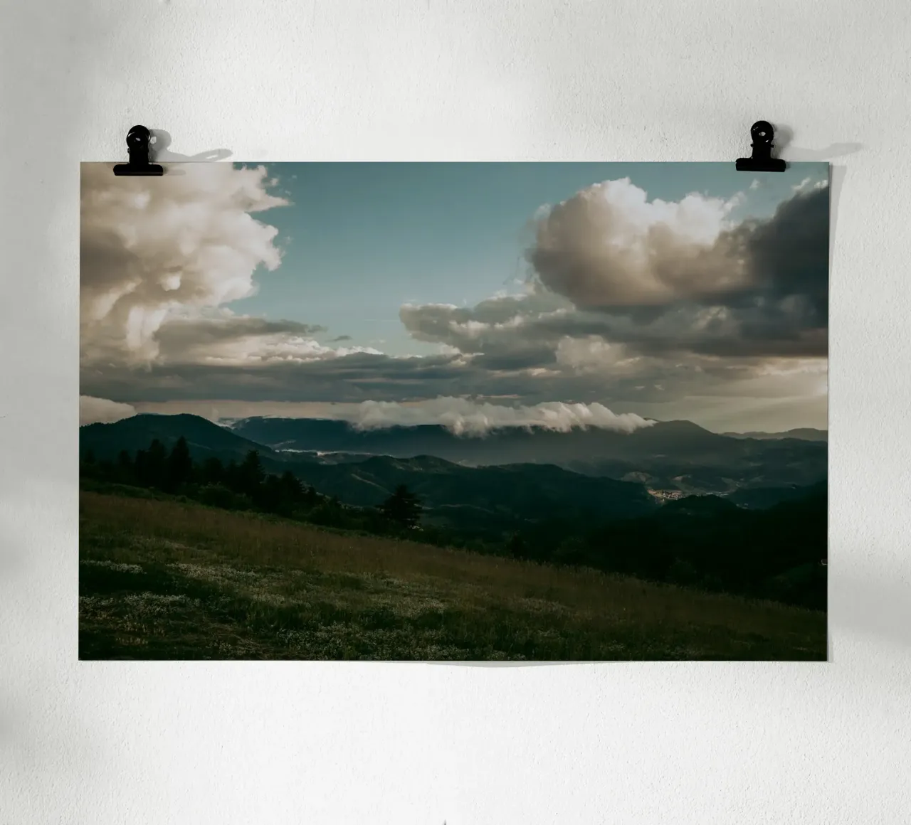 Schwarzwald poster con telaio in alluminio da selfieswithlove