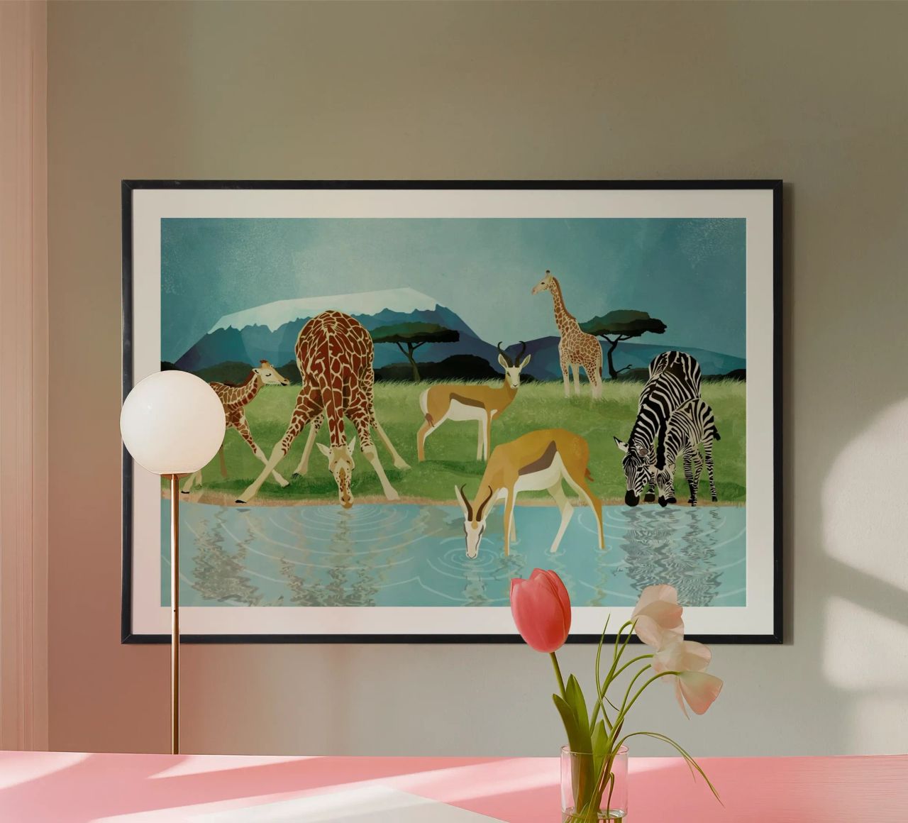 Savanna Poster von Goed Blauw