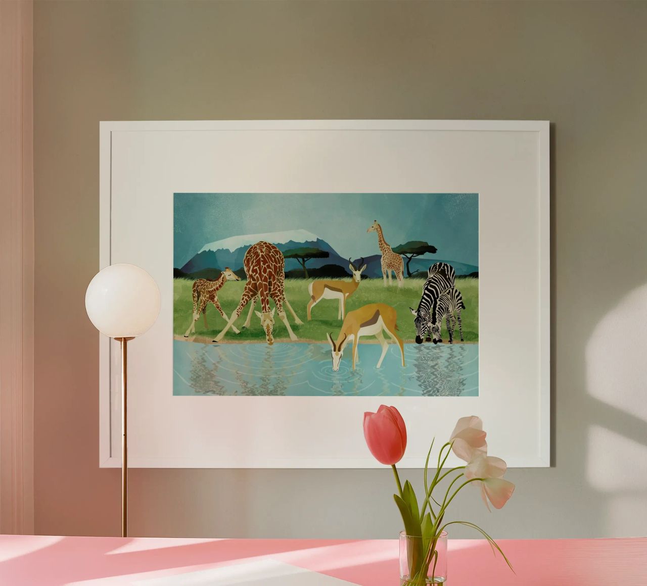 Savanna Poster von Goed Blauw