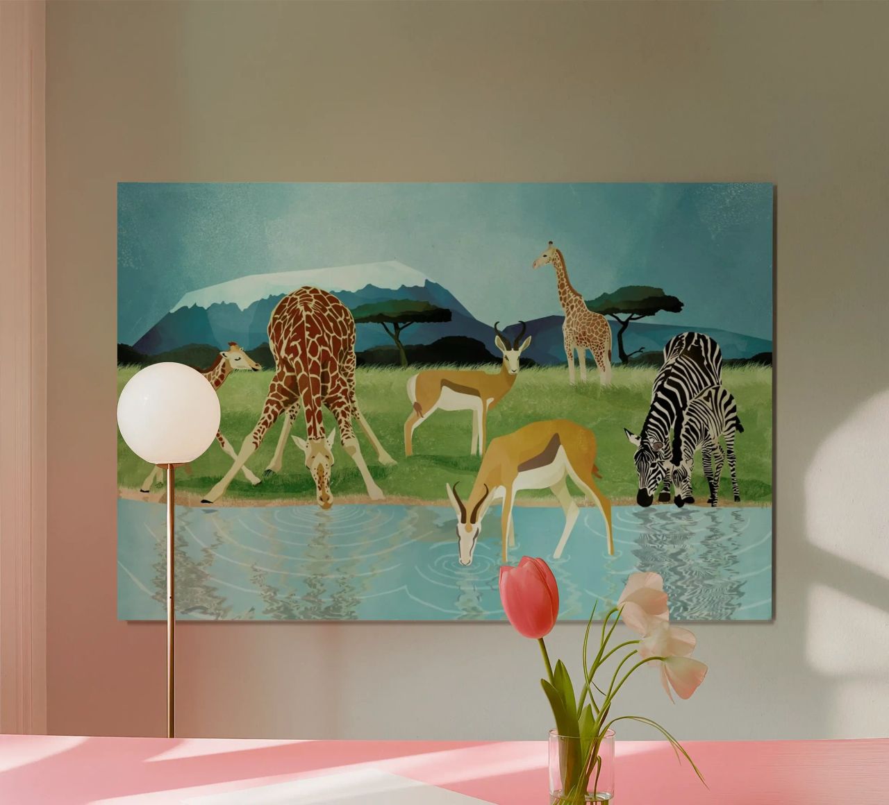 Savanna Poster von Goed Blauw
