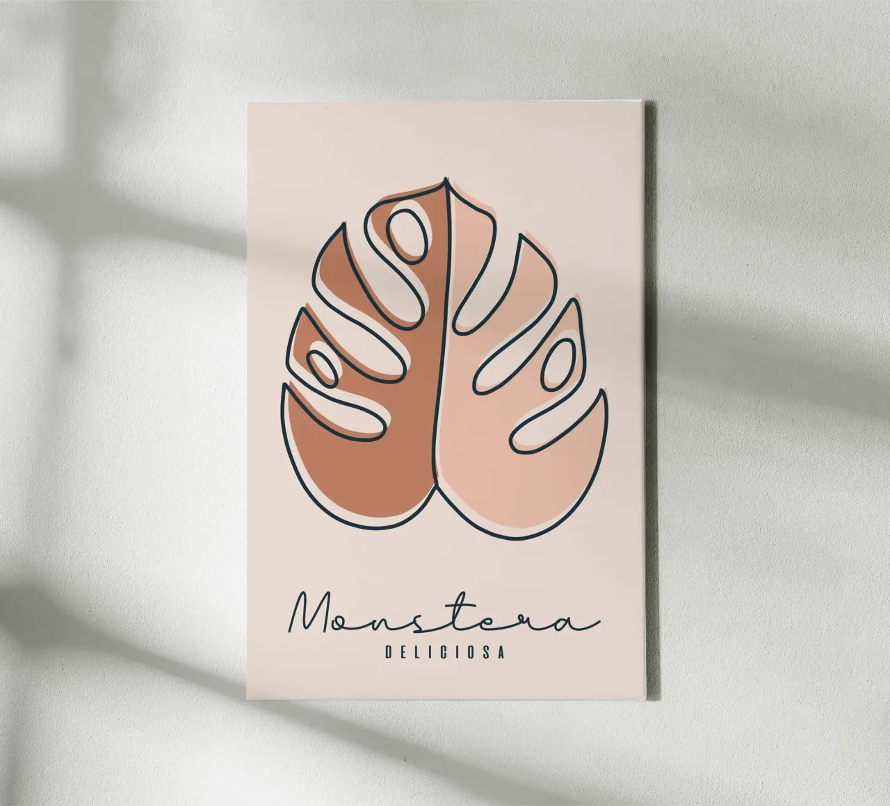Monstera Deliciosa Pt. I tela con Cornice a cassetta da selfieswithlove