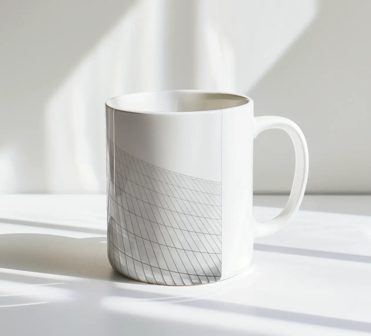 Modern Architecture tazza in ceramica da Flo Klein