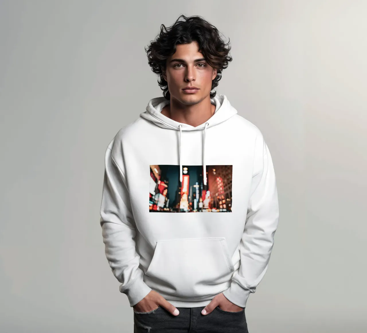Times Square felpa con cappuccio da Flo Klein
