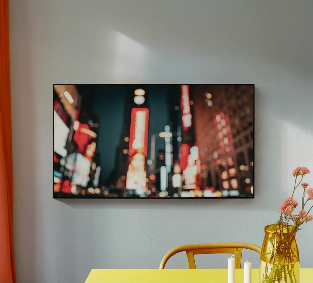 Times Square plexiglass da Flo Klein