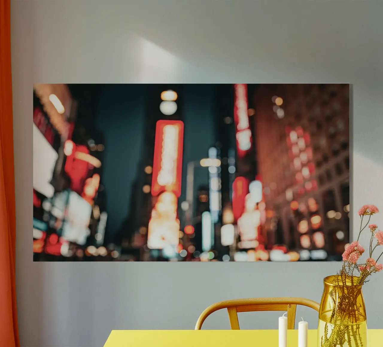 Times Square plexiglass da Flo Klein