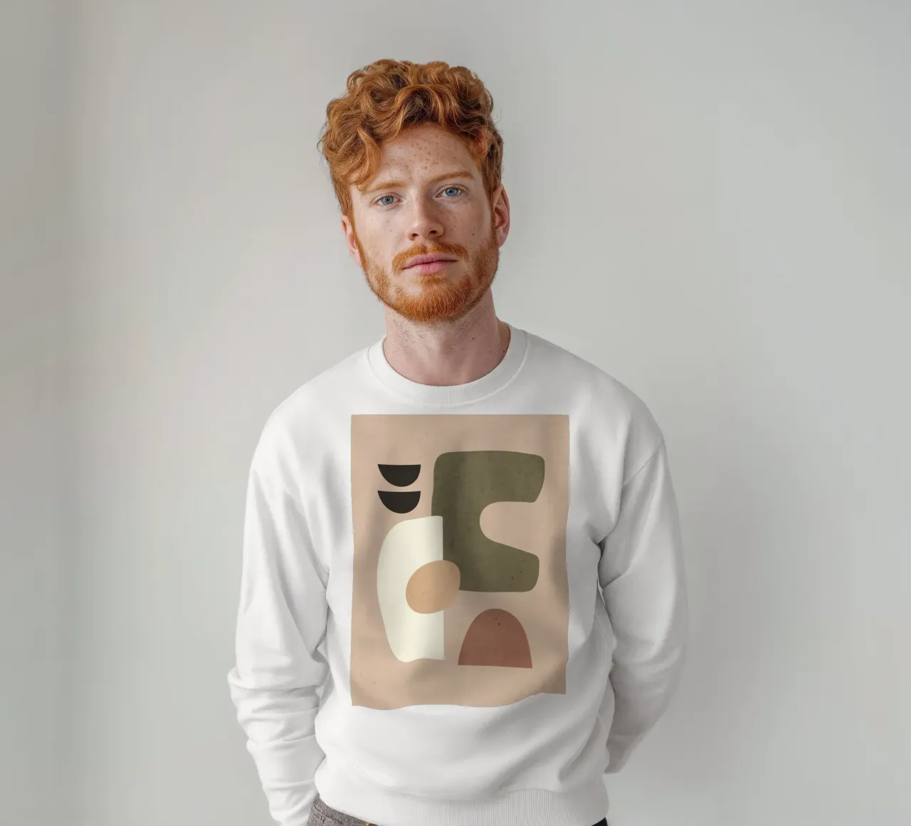 Forme d'arte astratta 40 felpa da ThingDesign