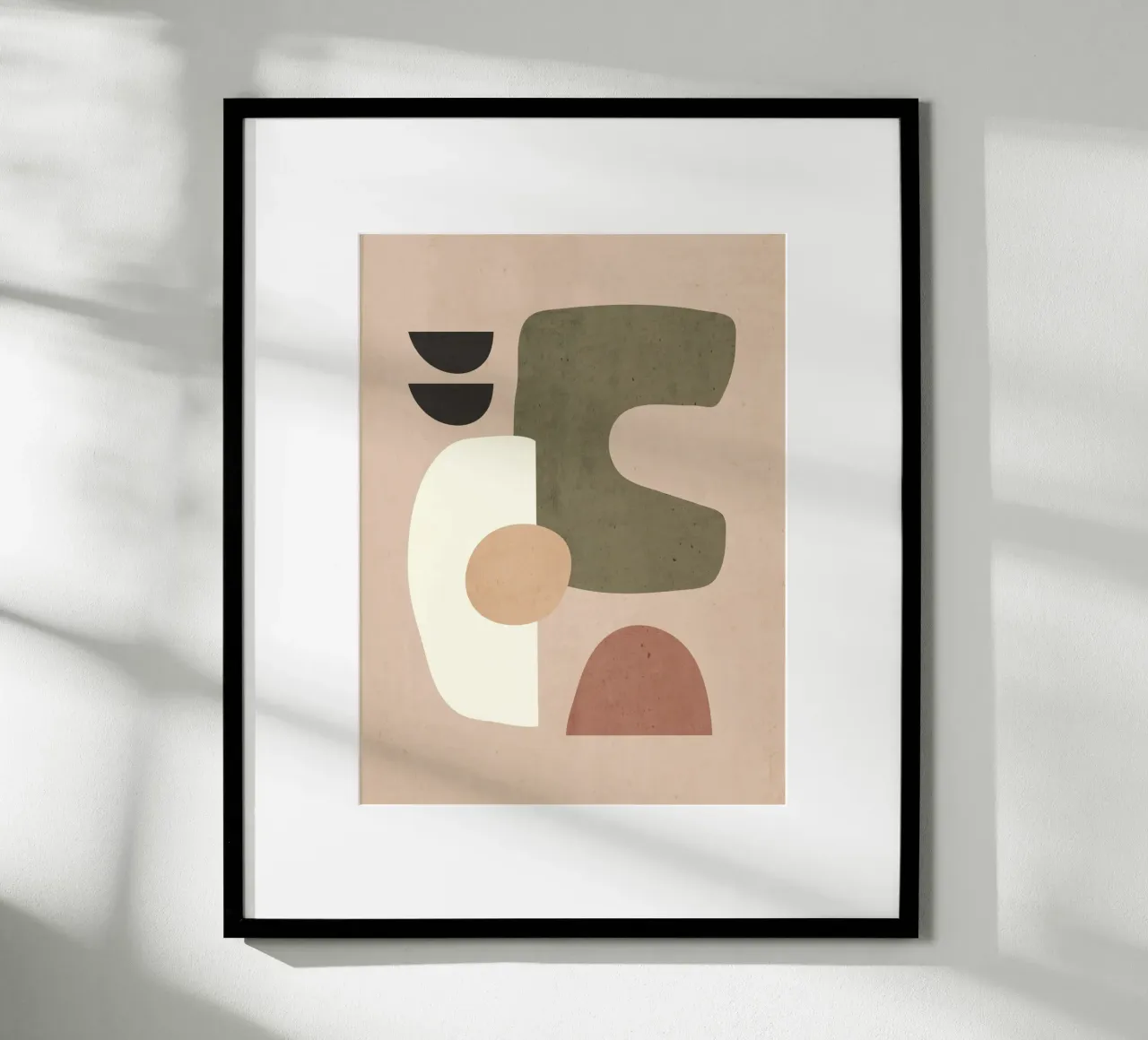 Abstracte Kunst Vormen 40 poster van ThingDesign