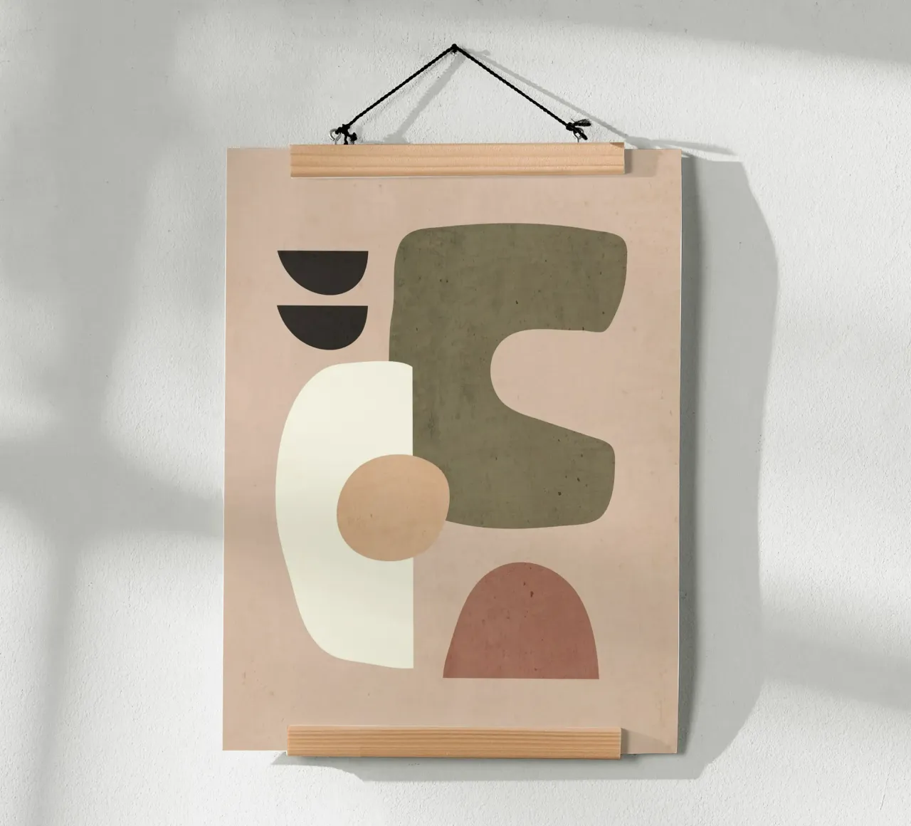Abstracte Kunst Vormen 40 poster van ThingDesign