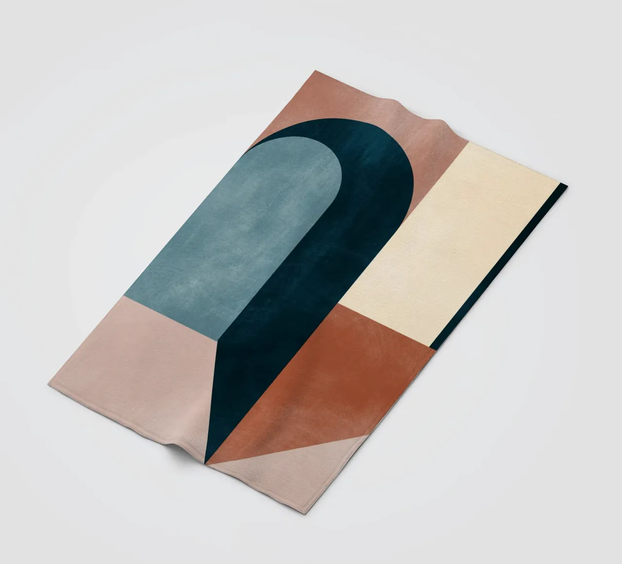 Abstrakt Geometrisch 21 Fleecedecke von Gaite