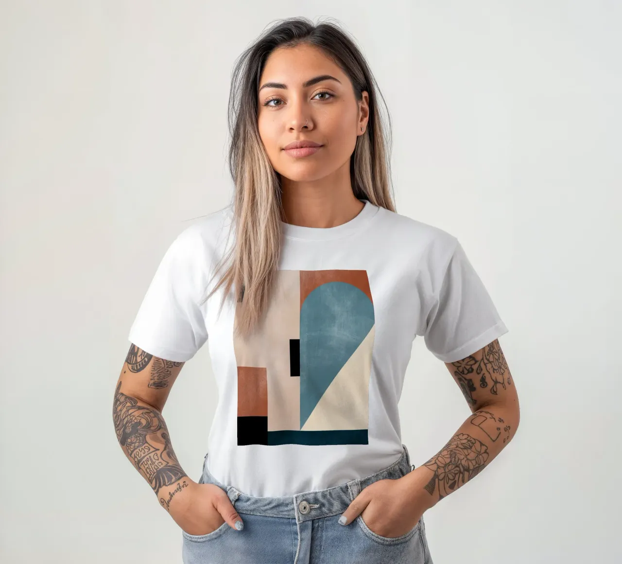 Geometrico astratto 19 t-shirt da Gaite