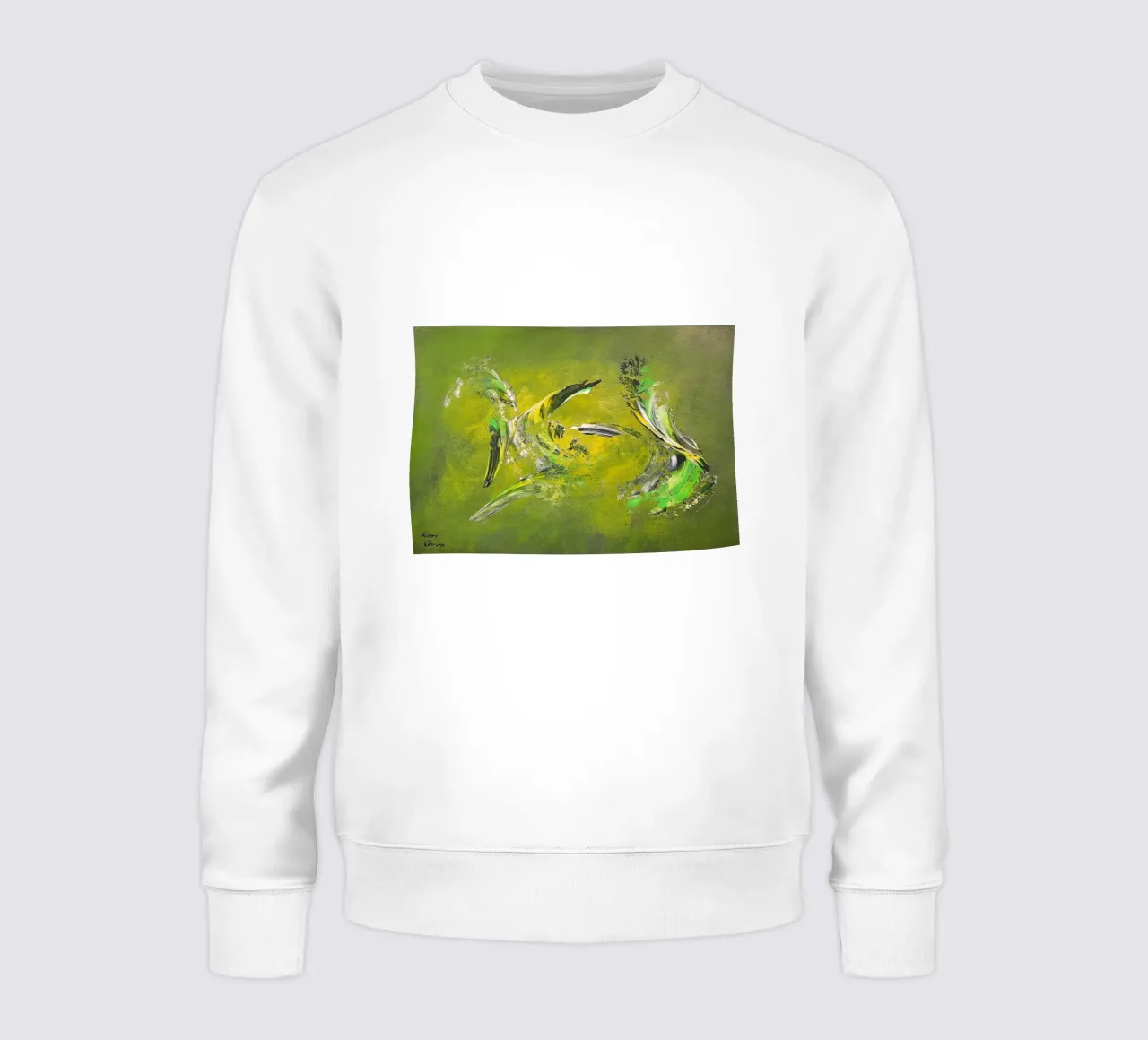 IDEAL GIFT 144 felpa da Thierry Vobmann Abstract painting