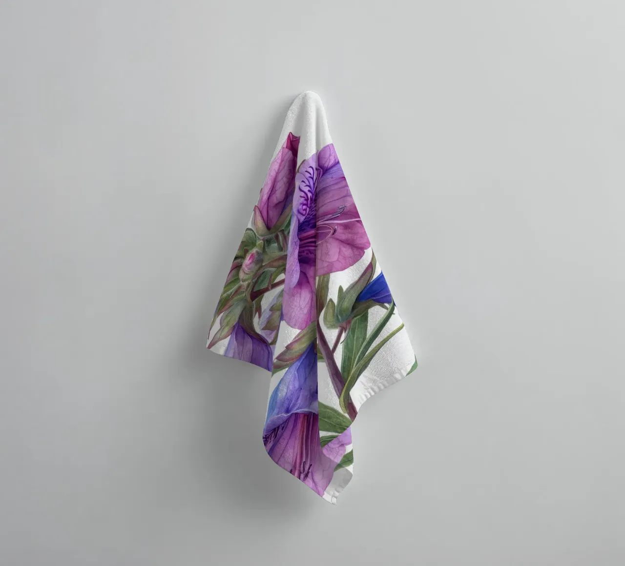 Pensée fleurie 2 serviette de bain de Bold Blooms