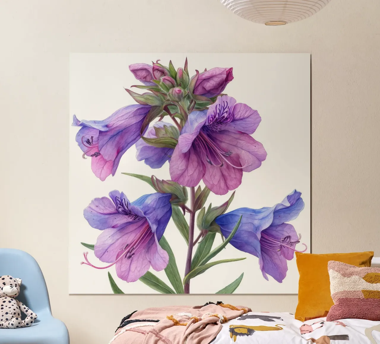 Penstemon fiore 2 poster da Bold Blooms