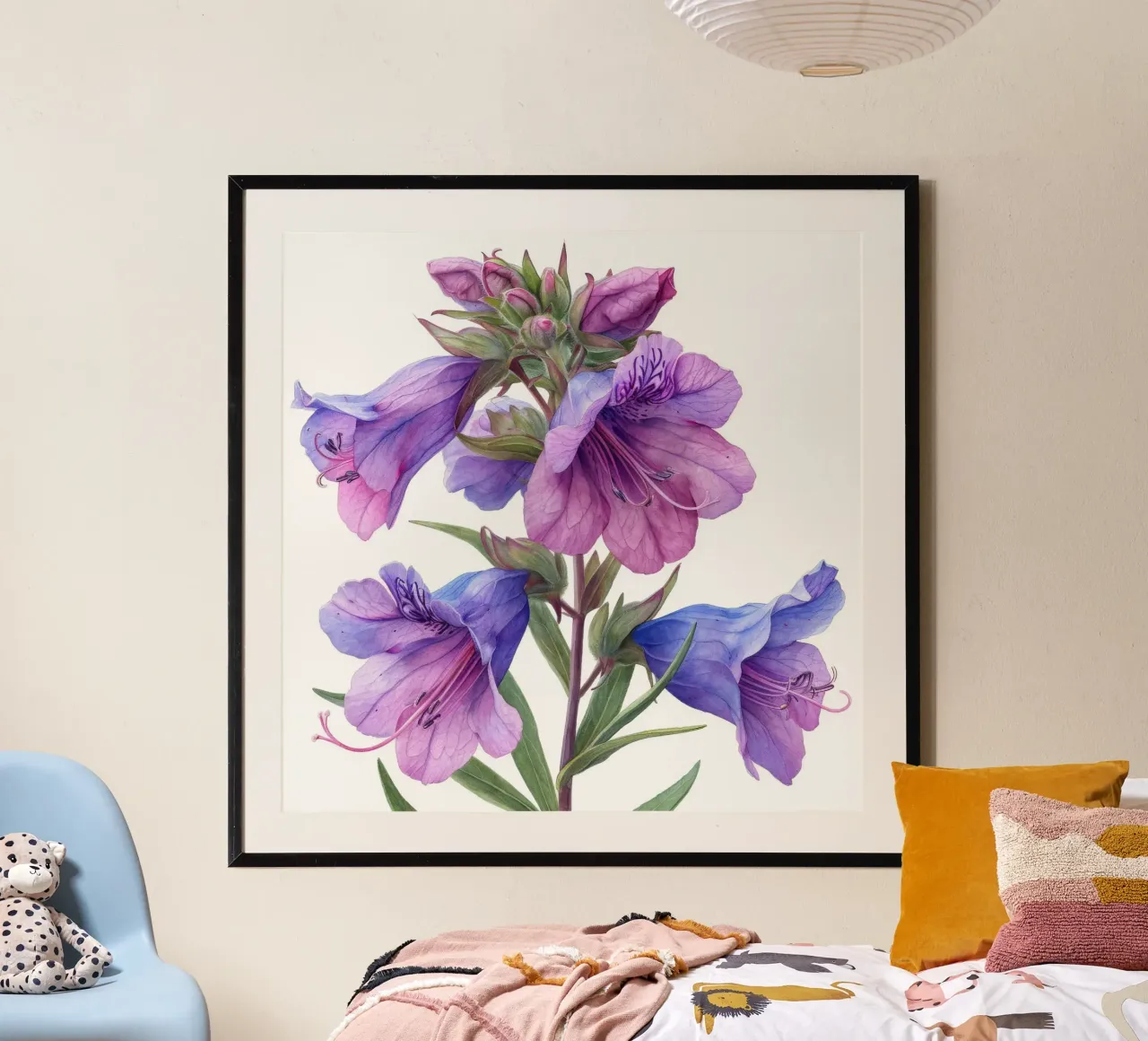Penstemon fiore 2 poster da Bold Blooms