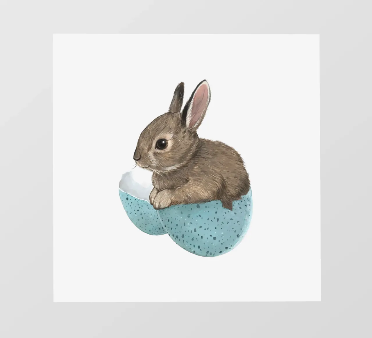 Baby Bunny in Robin's Egg telo in pvc da Laura Graves