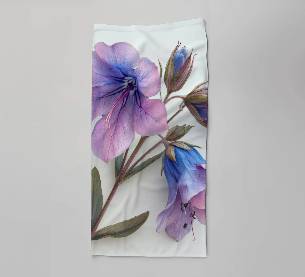 Pensée fleurie 4 serviette de bain de Bold Blooms