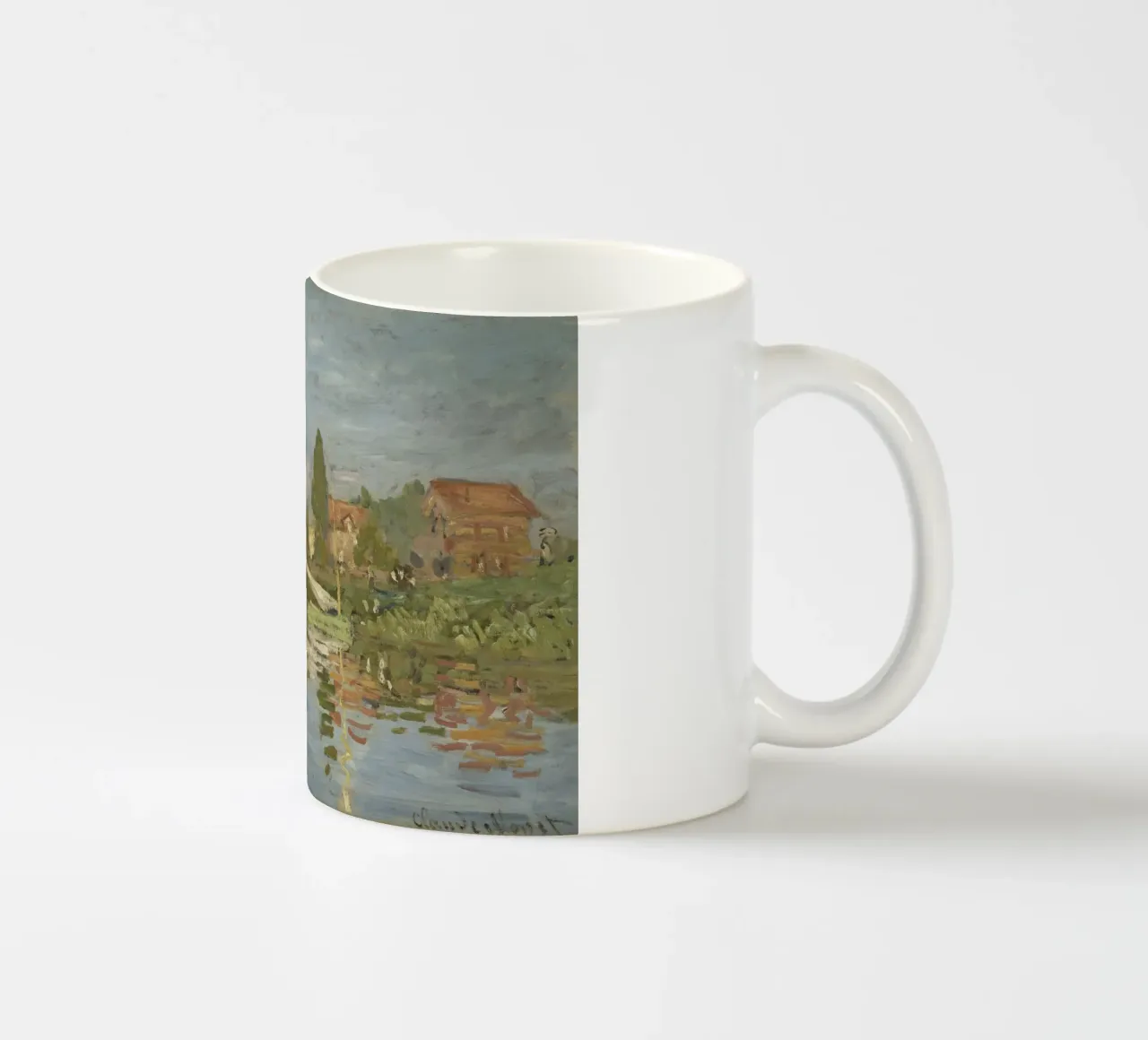 Claude Monet - Regate ad Argenteuil tazza in ceramica da Timeless Artworks