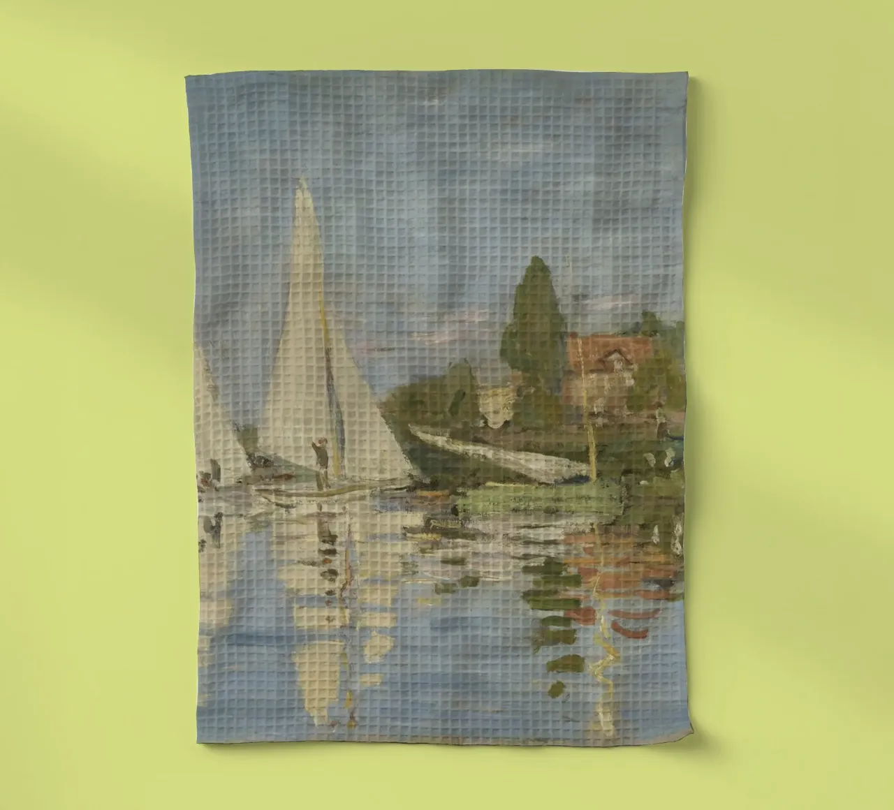 Claude Monet - Regate ad Argenteuil canovaccio da cucina da Timeless Artworks