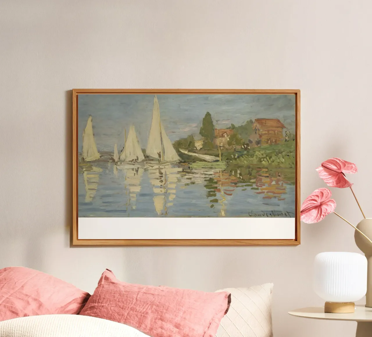 Claude Monet - Regate ad Argenteuil alluminio dibond da Timeless Artworks
