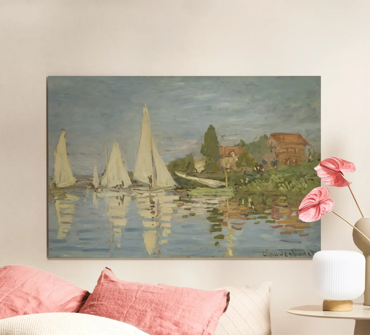 Claude Monet - Regate ad Argenteuil poster da Timeless Artworks