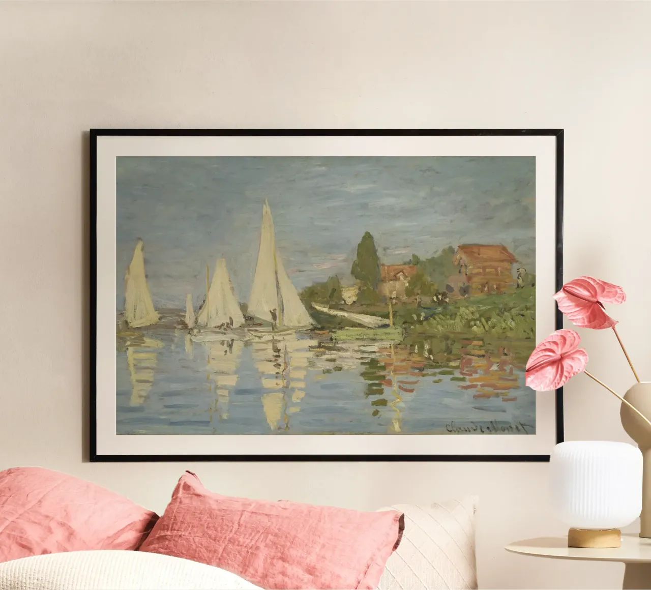 Claude Monet - Regate ad Argenteuil poster da Timeless Artworks