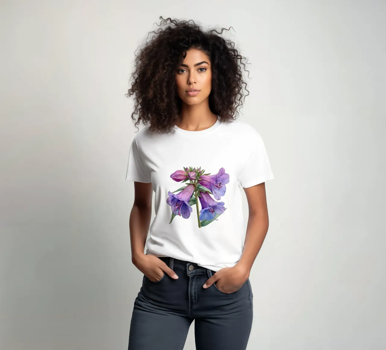 Penstemon fiore 1 t-shirt da Bold Blooms