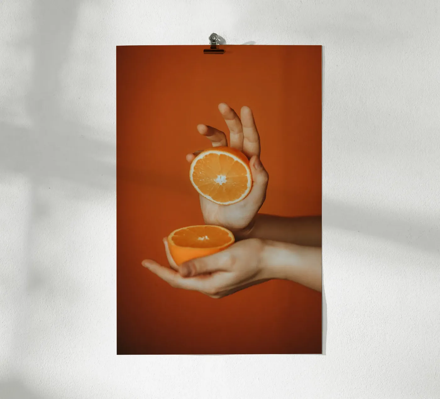 Orange poster de selfieswithlove