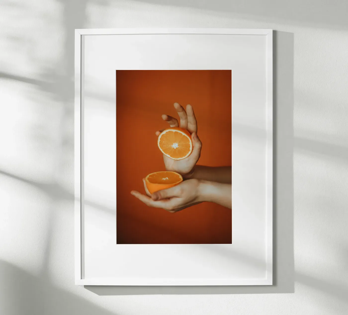 Orange poster de selfieswithlove