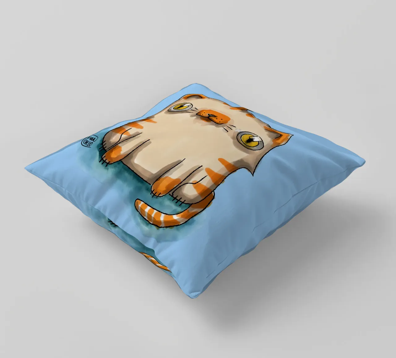 Toddler Cat cuscino da marchelo