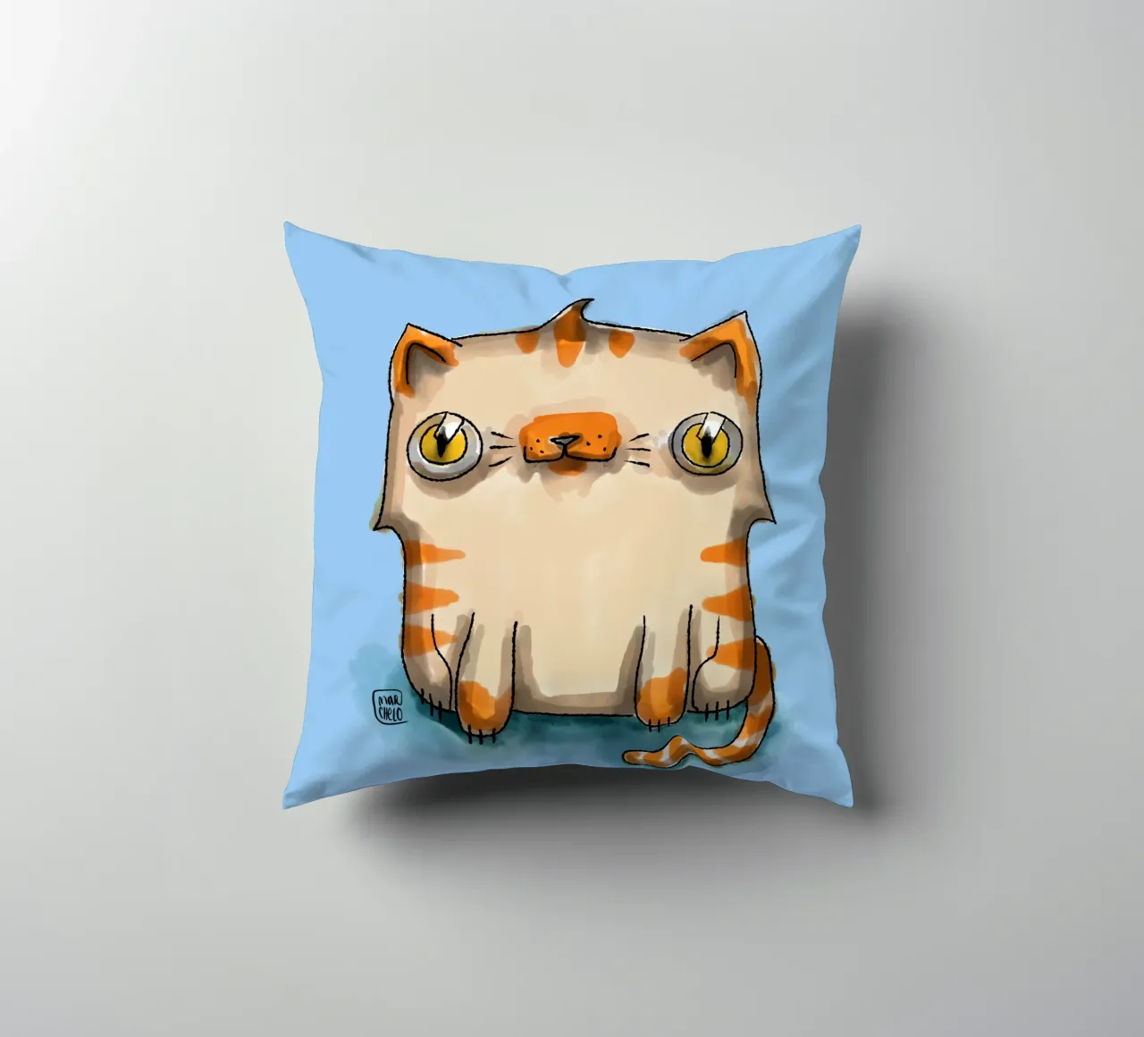 Toddler Cat cuscino da marchelo