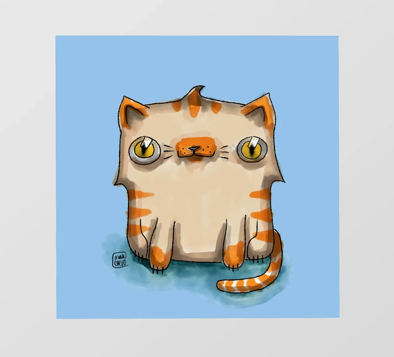 Toddler Cat pvc-zeil van marchelo