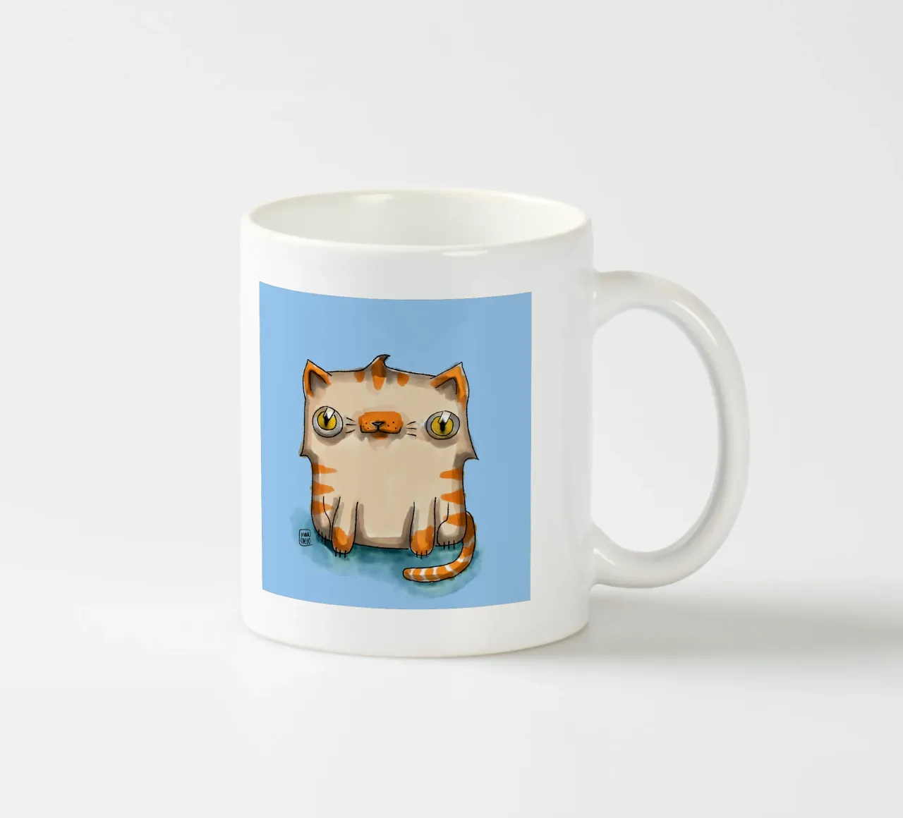 Toddler Cat tazza in ceramica da marchelo
