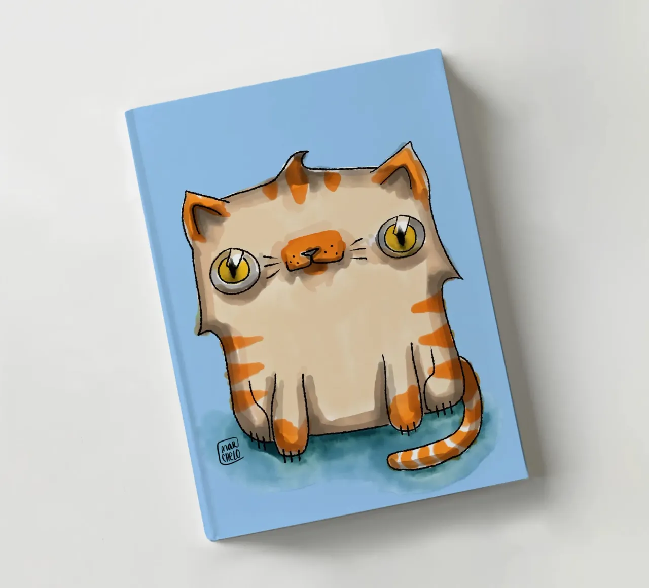 Toddler Cat notebook by marchelo