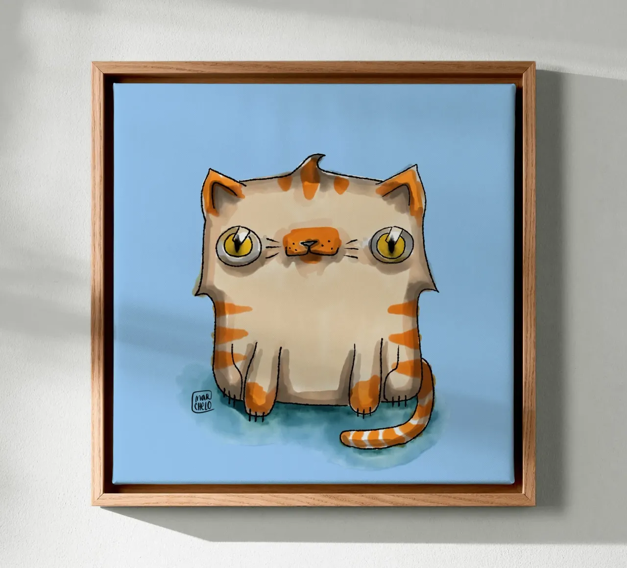 Toddler Cat tela da marchelo