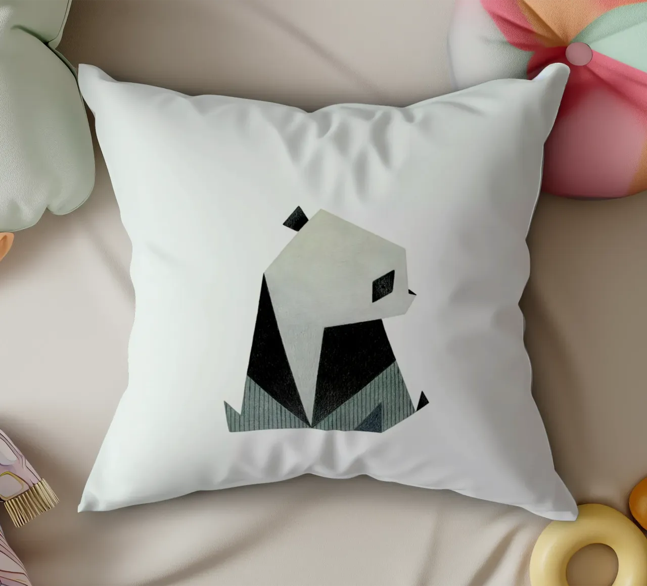 Panda 2 cuscino da Anna-Maren Zehnter