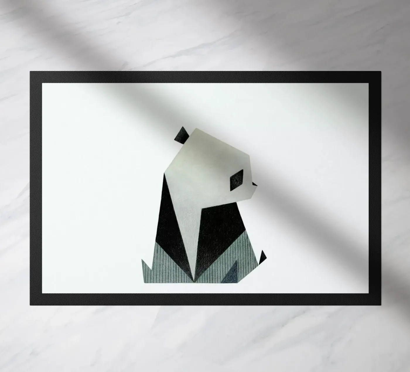 Panda 2 doormat by Anna-Maren Zehnter