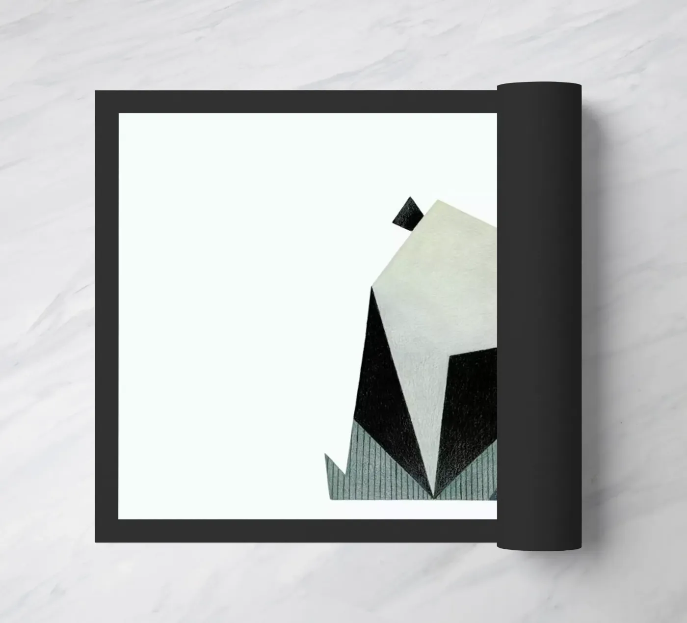 Panda 2 doormat by Anna-Maren Zehnter