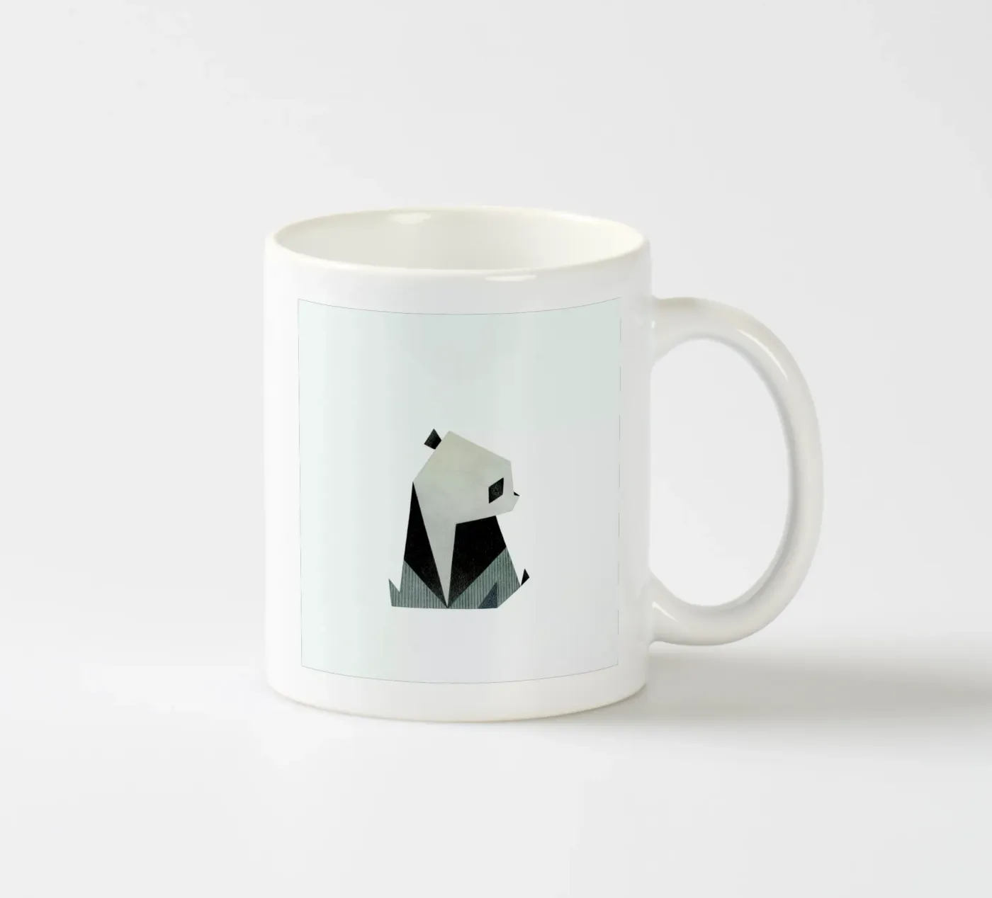 Panda 2 ceramic mug by Anna-Maren Zehnter