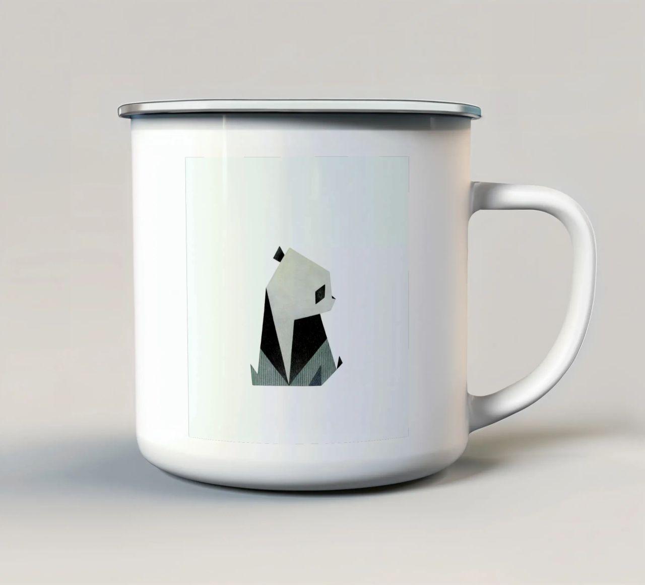 Panda 2 tazza in smalto da Anna-Maren Zehnter