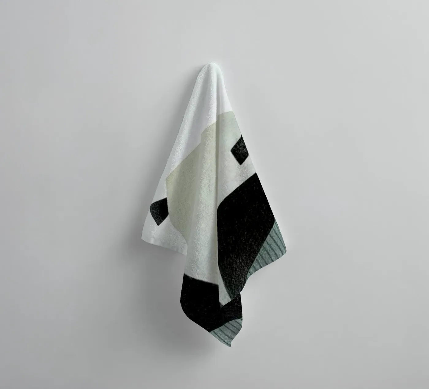 Panda 2 towel by Anna-Maren Zehnter