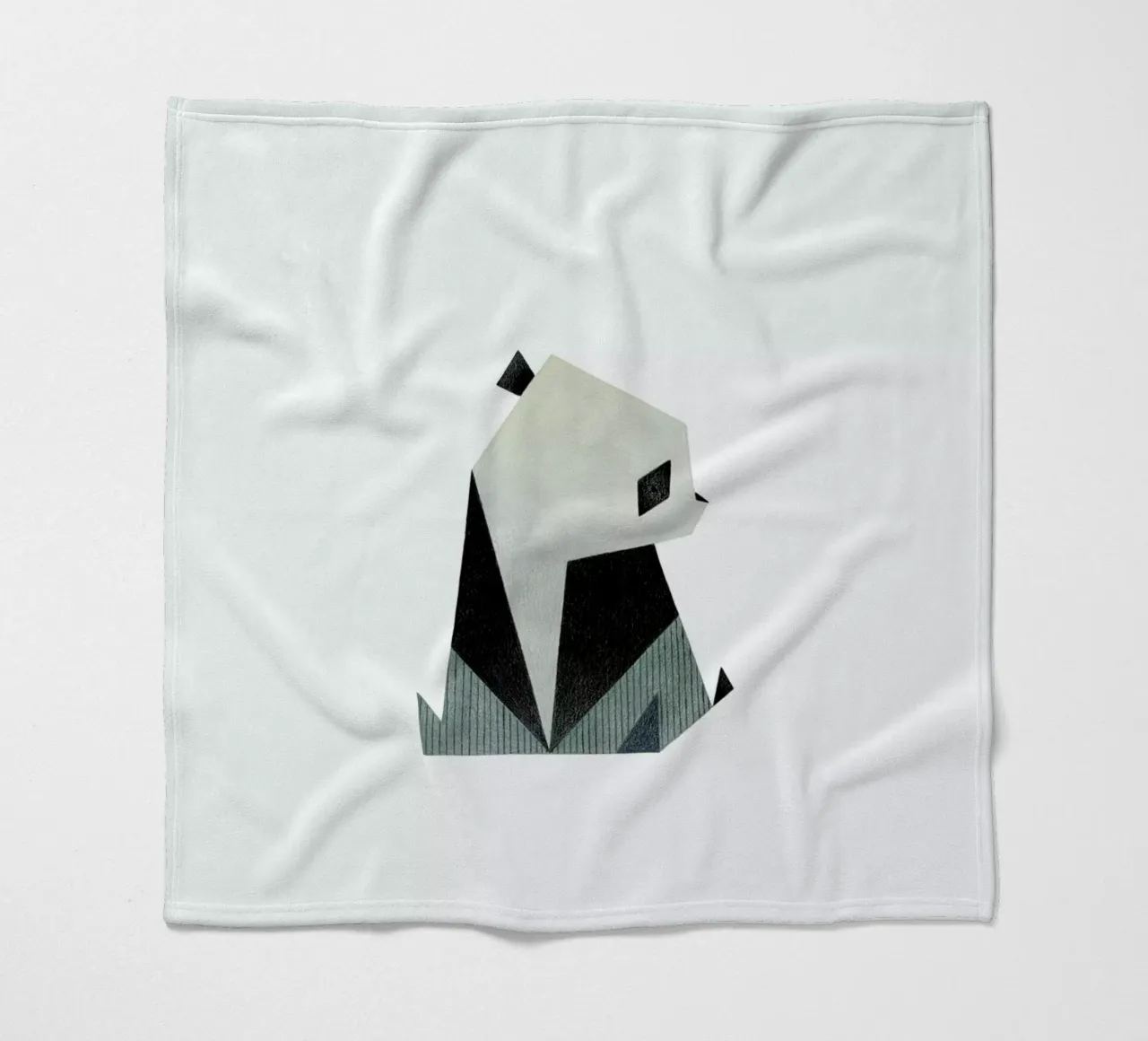 Panda 2 fleece blanket by Anna-Maren Zehnter