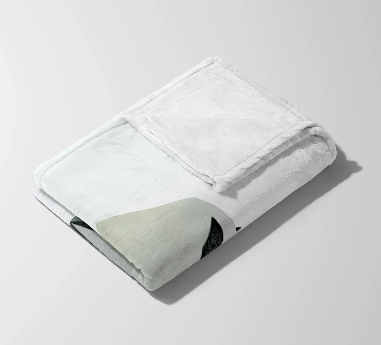 Panda 2 fleece blanket by Anna-Maren Zehnter