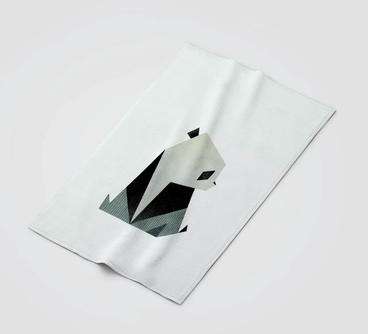 Panda 2 fleece blanket by Anna-Maren Zehnter