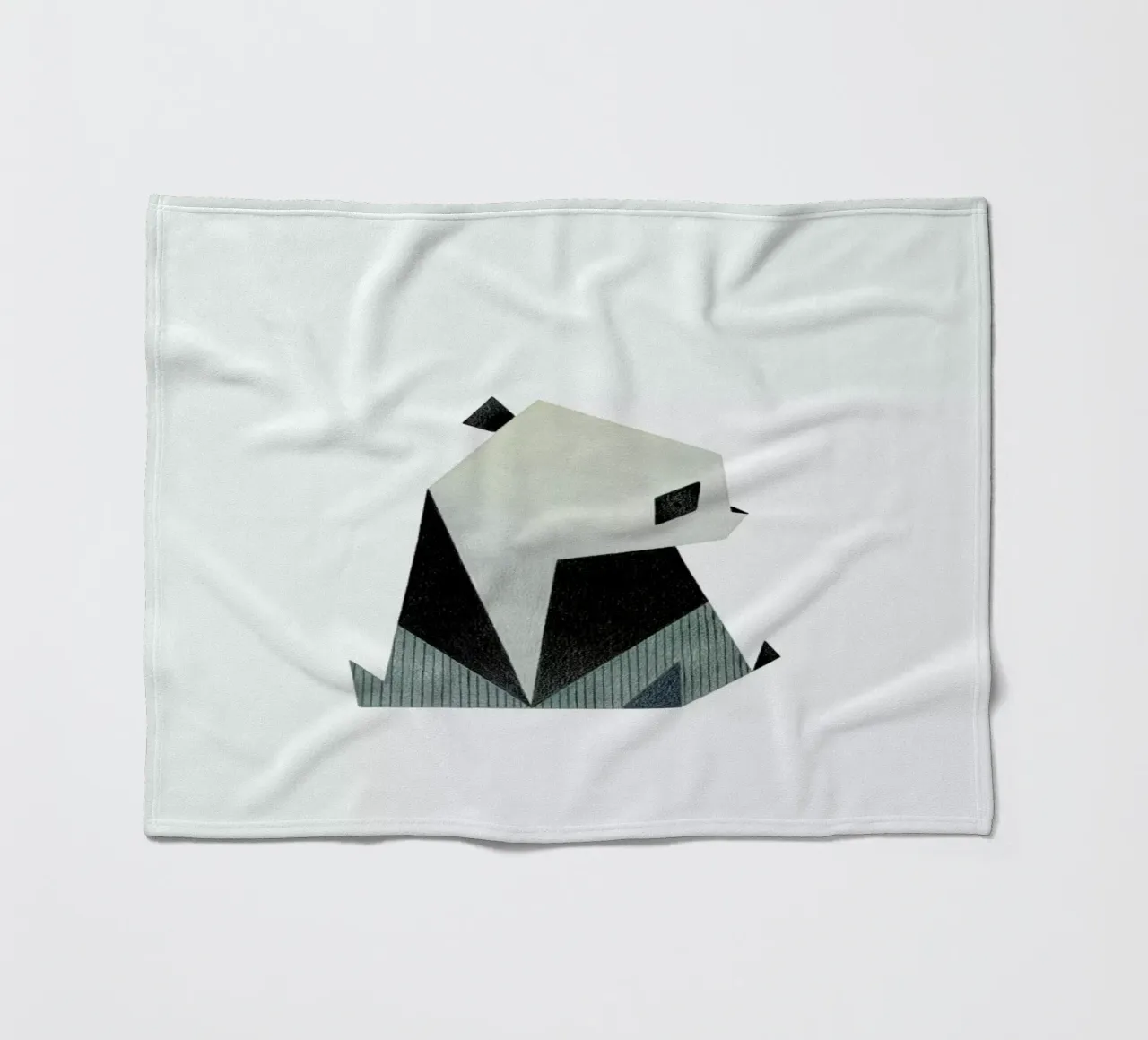 Panda 2 fleece blanket by Anna-Maren Zehnter