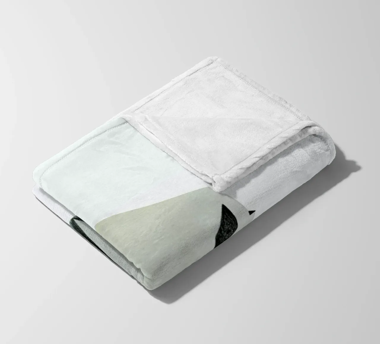 Panda 2 fleece blanket by Anna-Maren Zehnter