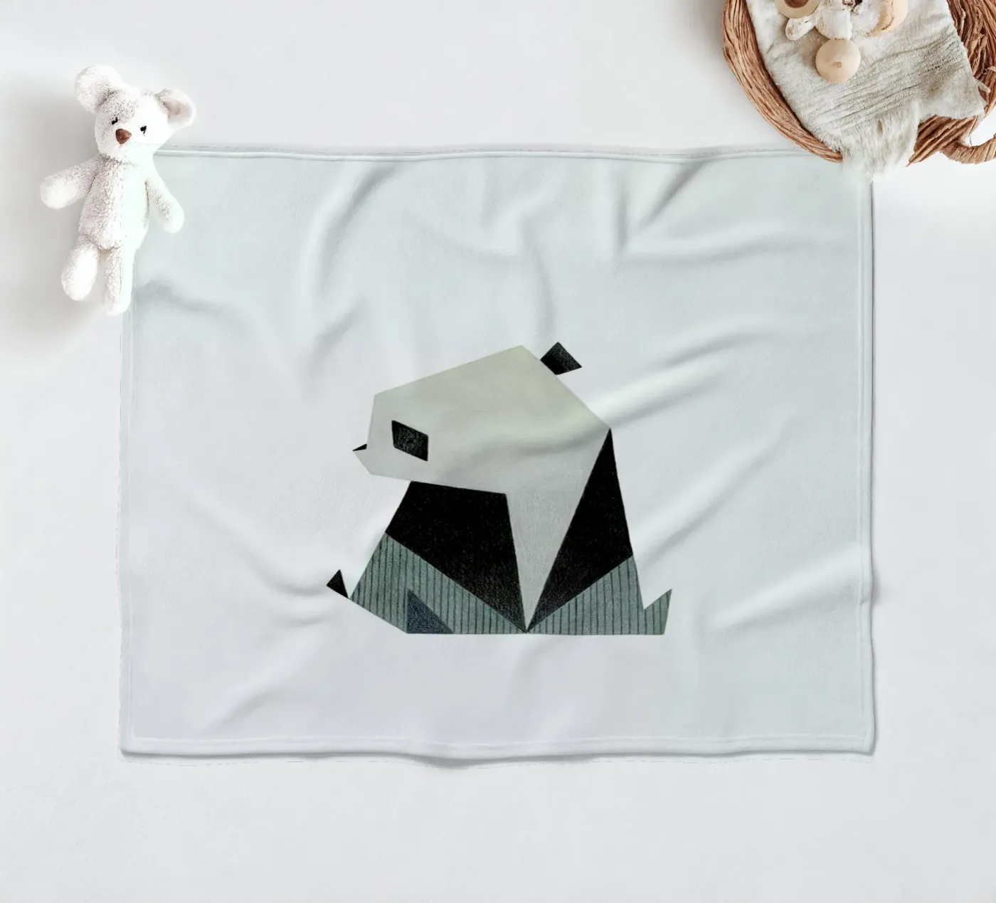 Panda 2 Fleecedecke von Anna-Maren Zehnter