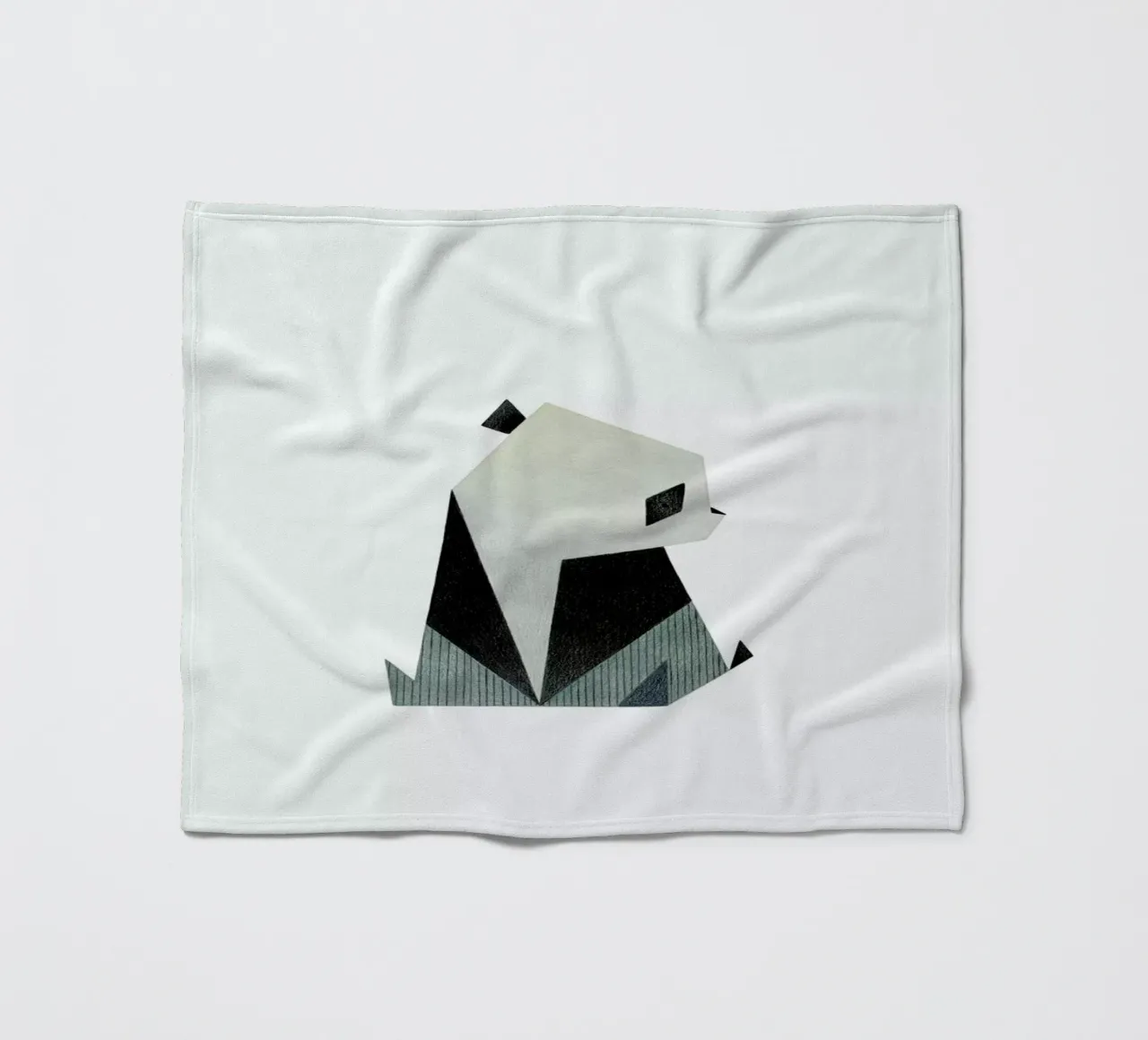 Panda 2 Fleecedecke von Anna-Maren Zehnter