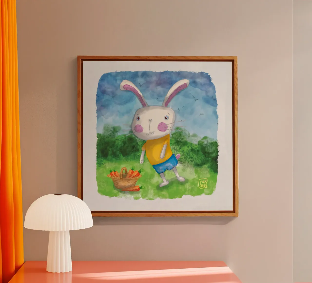 Happy Bunny plexiglass da marchelo